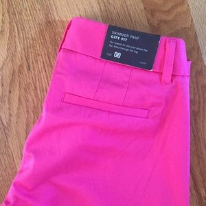 J. Crew pink skimmer pant
